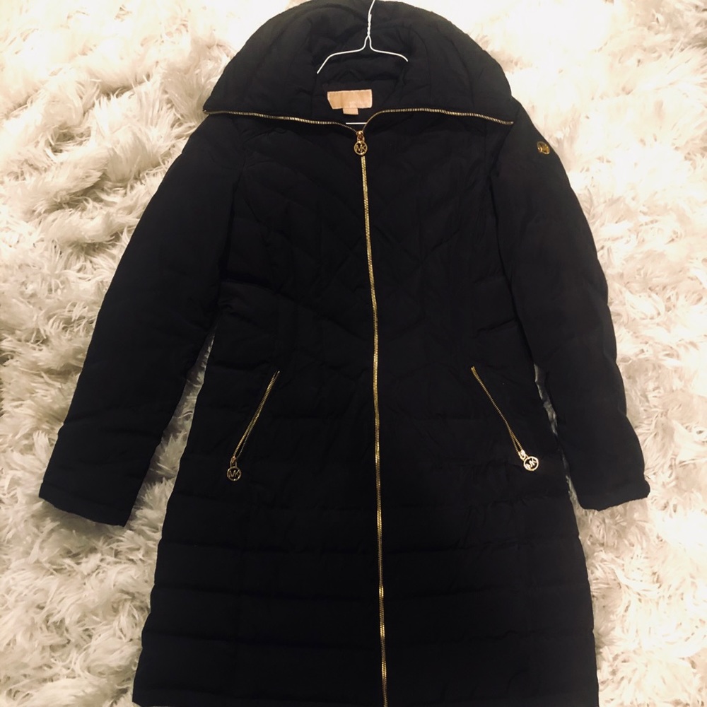 Michael Kors Jacket Long Black Elegant